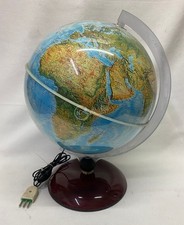 Mappamondo globo luminoso 41 cm con piedistallo arredamento collezionismo