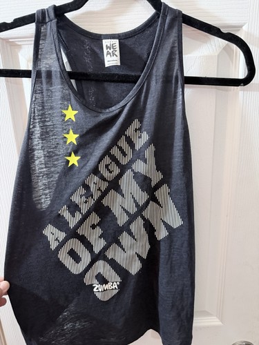 Zumba logo racerback tank top - zumba,