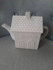Vintage Mulino Bianco teiera 1992 ceramica bianco (leggere descrizione + foto)