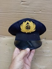 Alitalia Cappello Per Divisa Comandante/Pilota Volo Az Fiumicino Roma Da Vinci