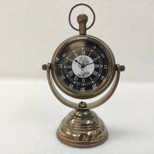 Antico Ottone Orologio da