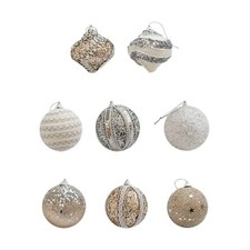 8 Pezzi Ornamenti di Palle di