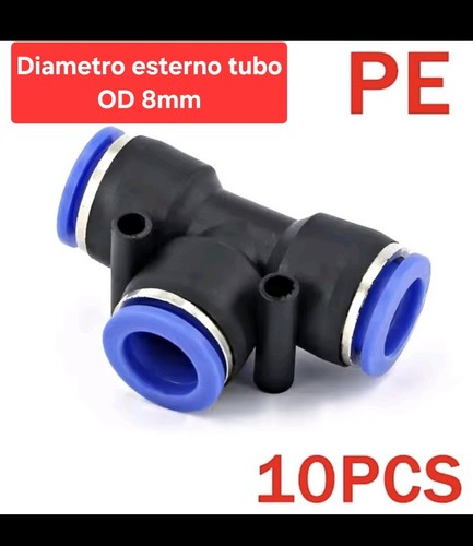 Raccordi tubo 8mm - od,