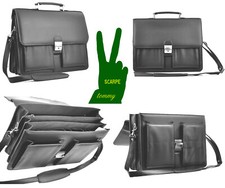 borsa uomo dottore vintage pelle ufficio tracolla cartella pc lavoro  24 ore