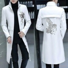 Trench coat uomo stampa