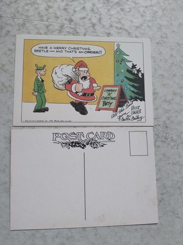 Cartolina postcard beetle - cartolina,