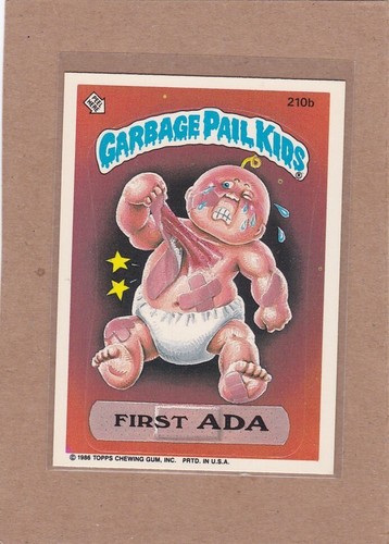 1986 topps garbage pail kids - 1986,
