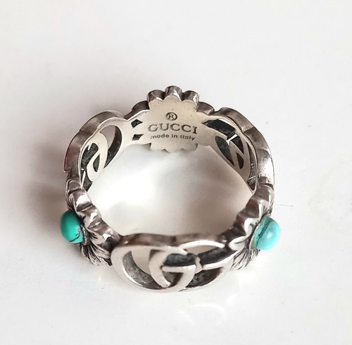 Gucci bague argent massif - bague,
