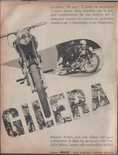 Gilera 150 sport - ., rivista