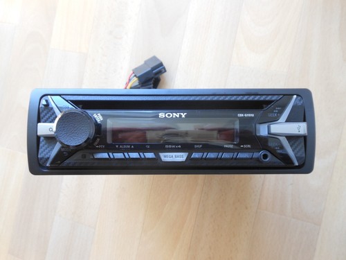 Radio sony cdx g1101u aux - sony, cd