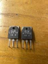 Coppia Transistor Audio Sanken C3519 / A1386 Pair Complementary Power Transistor