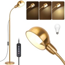Gold Floor Lamp with Flexible