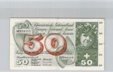 Svizzera 50 Franchi 10.2.1971