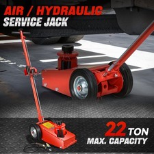22 Ton Air Axle Hydraulic Bottle Jack w/ Extension Saddle Lifting Car Trucks