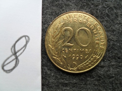 Moneta franchi francesi - , 20