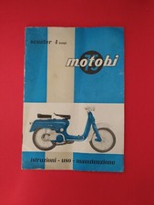 MOTOBI SCOOTER 4 TEMPI B 75 MANUALE ISTRUZIONI MANUTENZIONE MOTO EPOCA