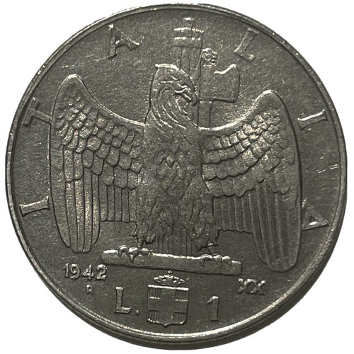 Lira 1942 xix vittorio - 1,