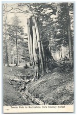 Cartolina Totem Pole In Recreation Park Stanley Forest Vancouver British Columbia