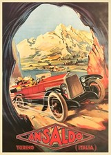 Ansaldo Torino Italia Poster