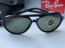NUOVO Ray-Ban RB4125 601 CAT 5000 Classic Nero Lucido G-15 Verde Lenti 59mm