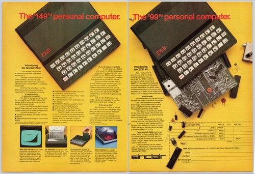 Sinclair zx81 computer - sinclair,