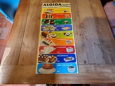 INSEGNA PREZZI GELATO ALGIDA ANNI '70