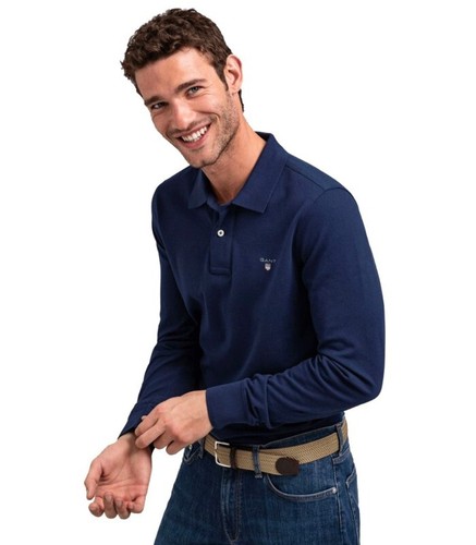 Polo uomo gant maniche lunghe - polo,