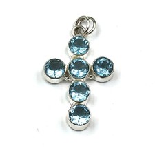 Croce pendente in argento