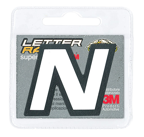 Lettera adesiva colore - lettera, "n"