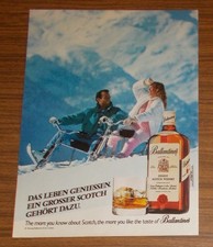 Rara Pubblicità BALLANTINES