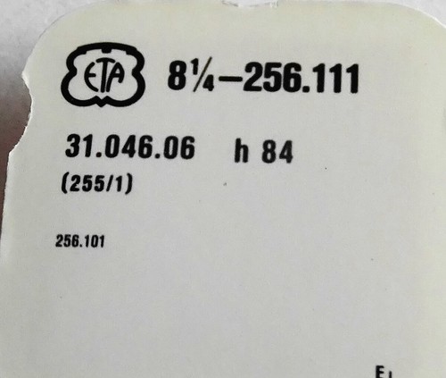 Orologio esa eta - eta, 256.111
