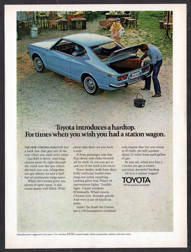 1972 toyota corona - corona, hardtop