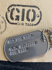 Piastrine militari americane ufficiali - US Dog Tags genuine issued