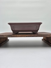 Vaso per bonsai rettangolare 26 x 19 x 8,5 cm marrone