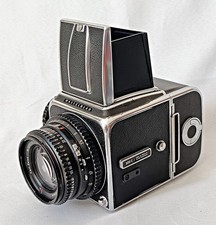 Hasselblad 500 C with black Carl Zeiss Planar 80/2.8 T*, lens cap, EXC+++