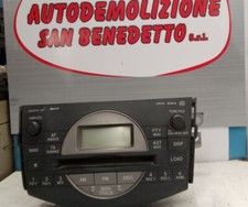RADIO AUTORADIO CD STEREO TOYOTA RAV4 ANNO 2006 8612042220