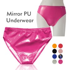 Slip donna PVC pelle vita alta