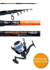 KIT PESCA SURFCASTING MAGNETAR 4.20 M 150/200 G+ SHIZUKA SK14 7000 COMBO