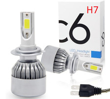 2 LAMPADINE LED C6 H7 FARI PER