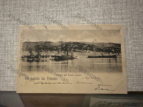 Cartolina trieste veduta del - trieste,