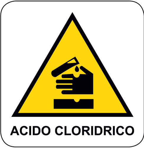 Adesivo segnaletica pericolo - adesivo,