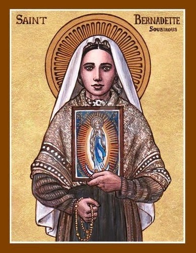 Santa bernadette soubirous - santa,