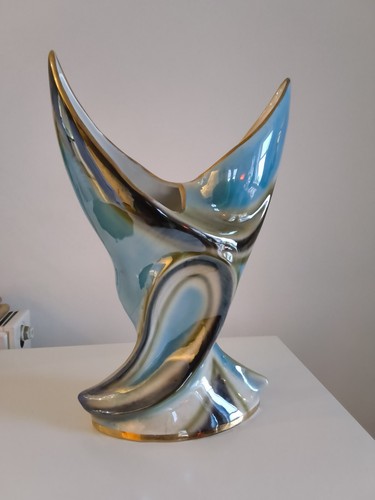 Grande vaso scultoreo biomorfo