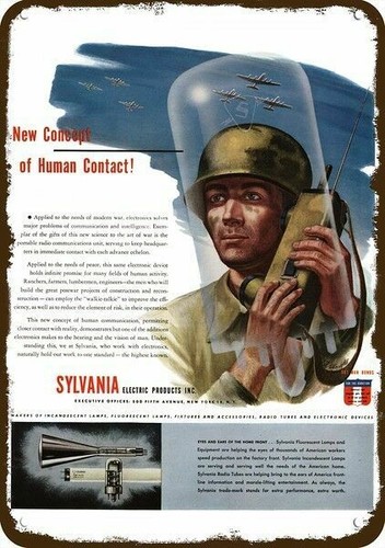 1944 sylvania walkie - sylvania, walkie-talkie