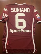 Maglia Torino Match Worn Issued Soriano Kappa Indossata Preparata Serie A