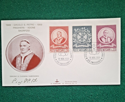 Vaticano 1969 circolo pietro - vaticano, s