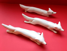 3 Fox Shaped Pfeffer Porcelain