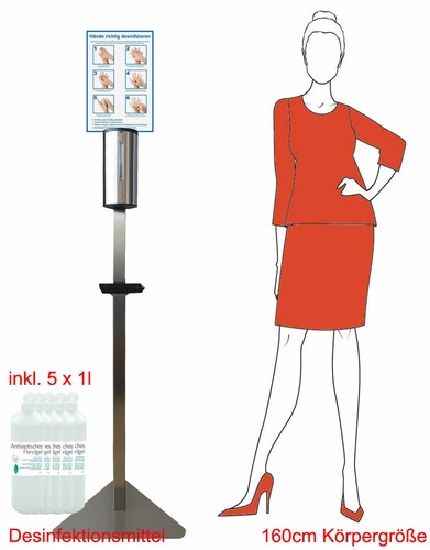 Colonna supporto acciaio inox