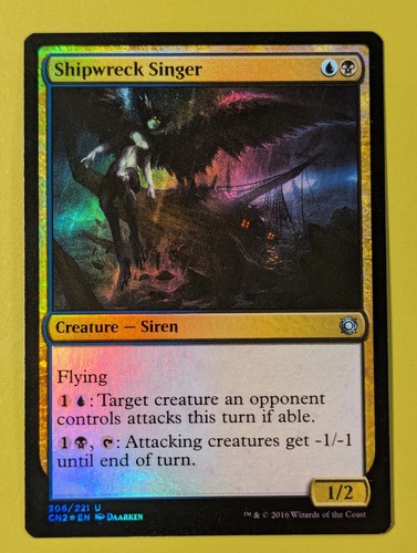 Foil shipwreck singer - shipwreck, x1