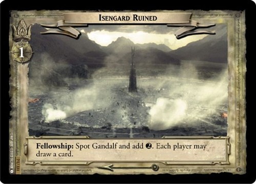 Isengard ruined the - ruined,